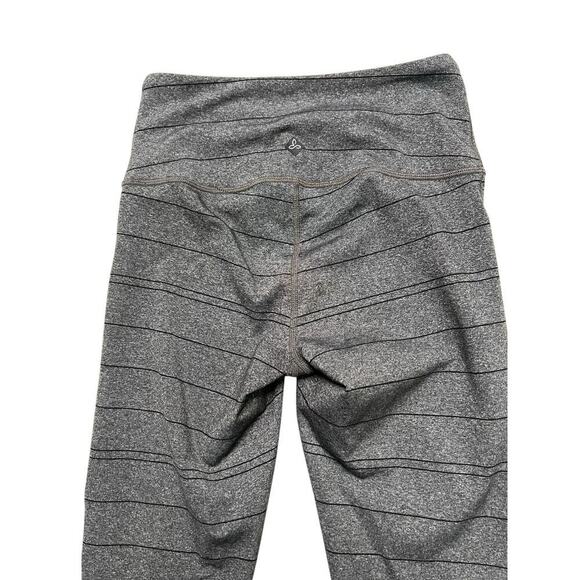 Prana Women's Transform 7/8 Leggings - Charcoal Black Stripe Activewear‎ - XS - Picture 6 of 8
